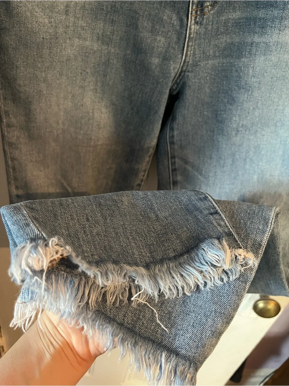 Madewell Perfect Vintage Straight Cropped Jeans in Parnell Wash Size 31